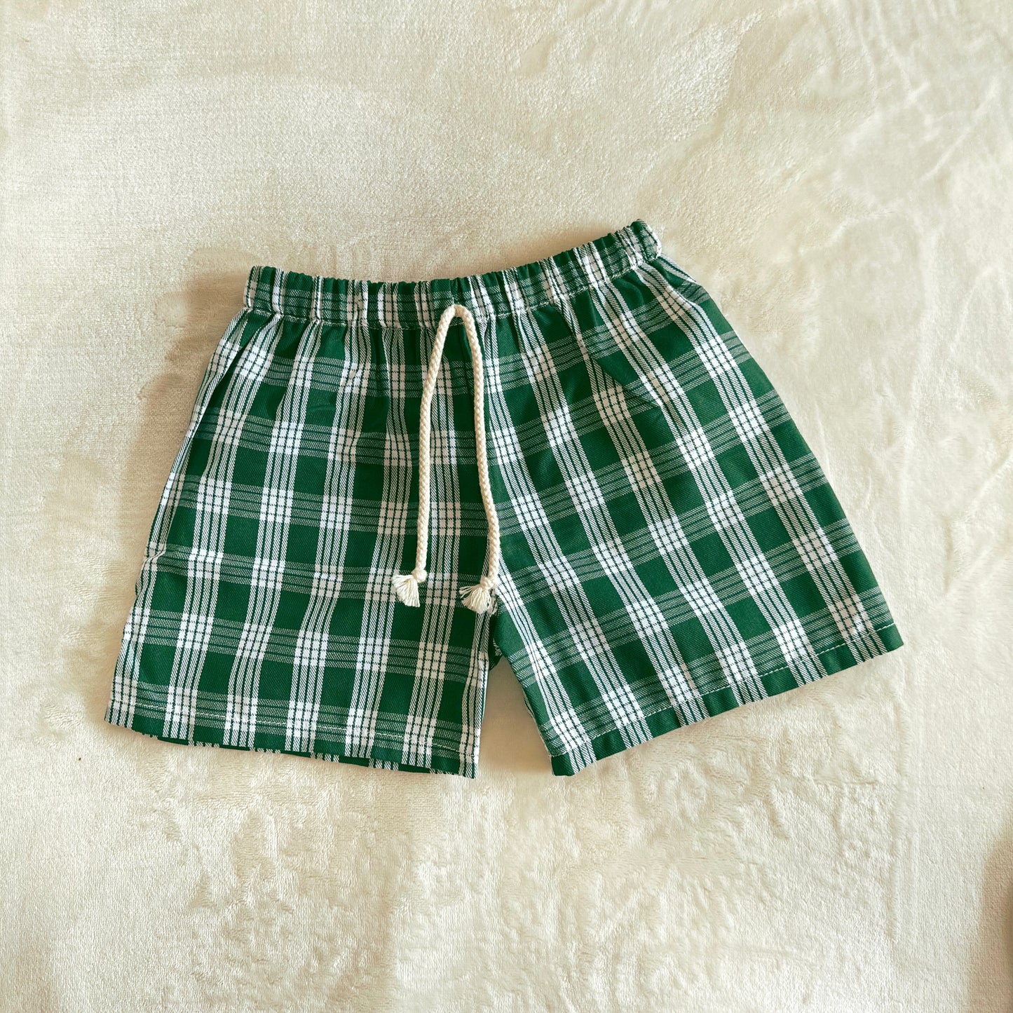 Green Palaka Shorts